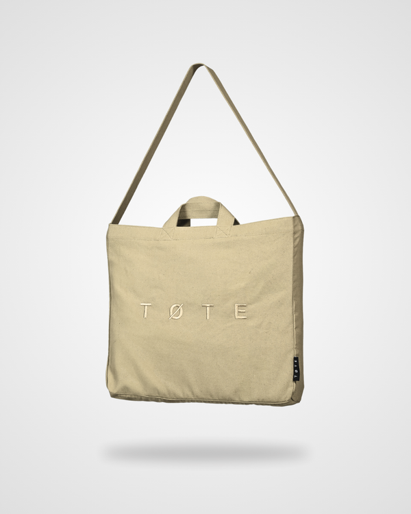 Beige TØTE Bag | Stitched