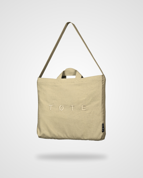 Beige TØTE Bag | Stitched