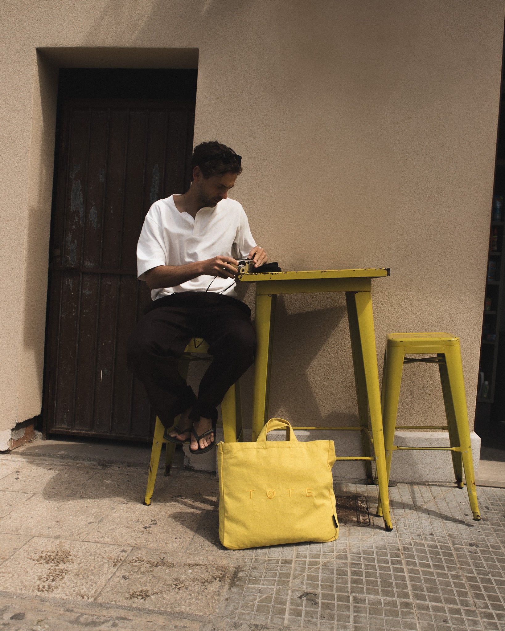 Yellow TØTE Bag | Stitched