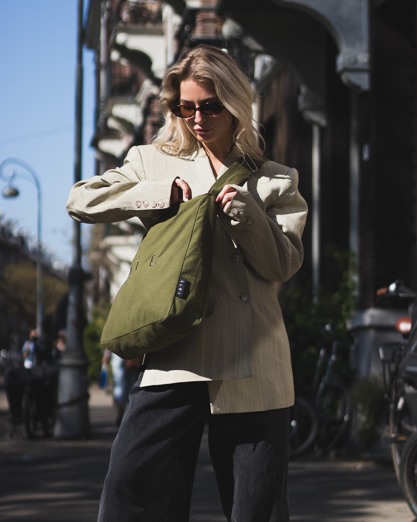 One bag for everything.