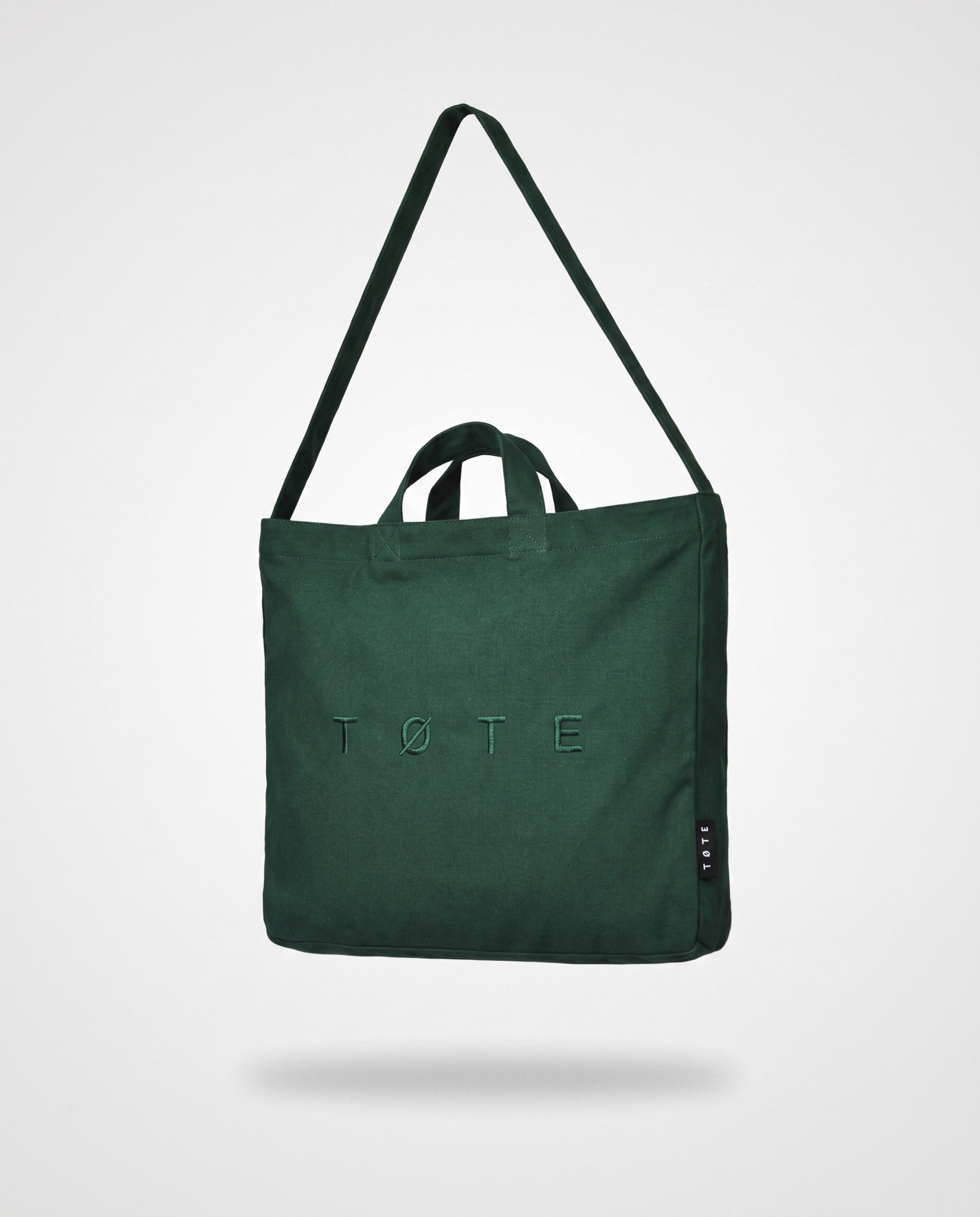 Dark Green TØTE Bag | Stitched